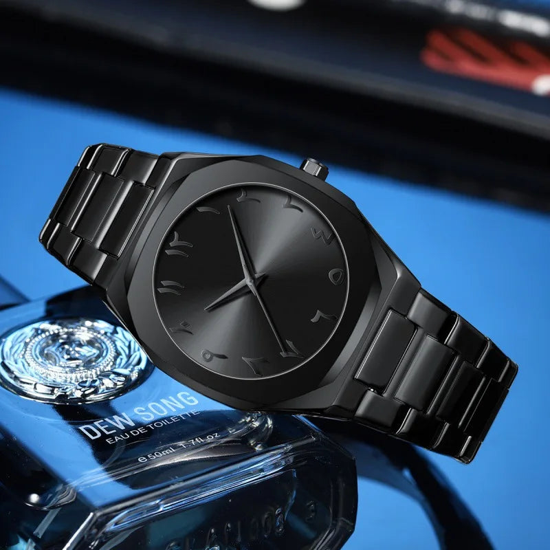 Aura Noir™ Classic Black Minimalist Watch