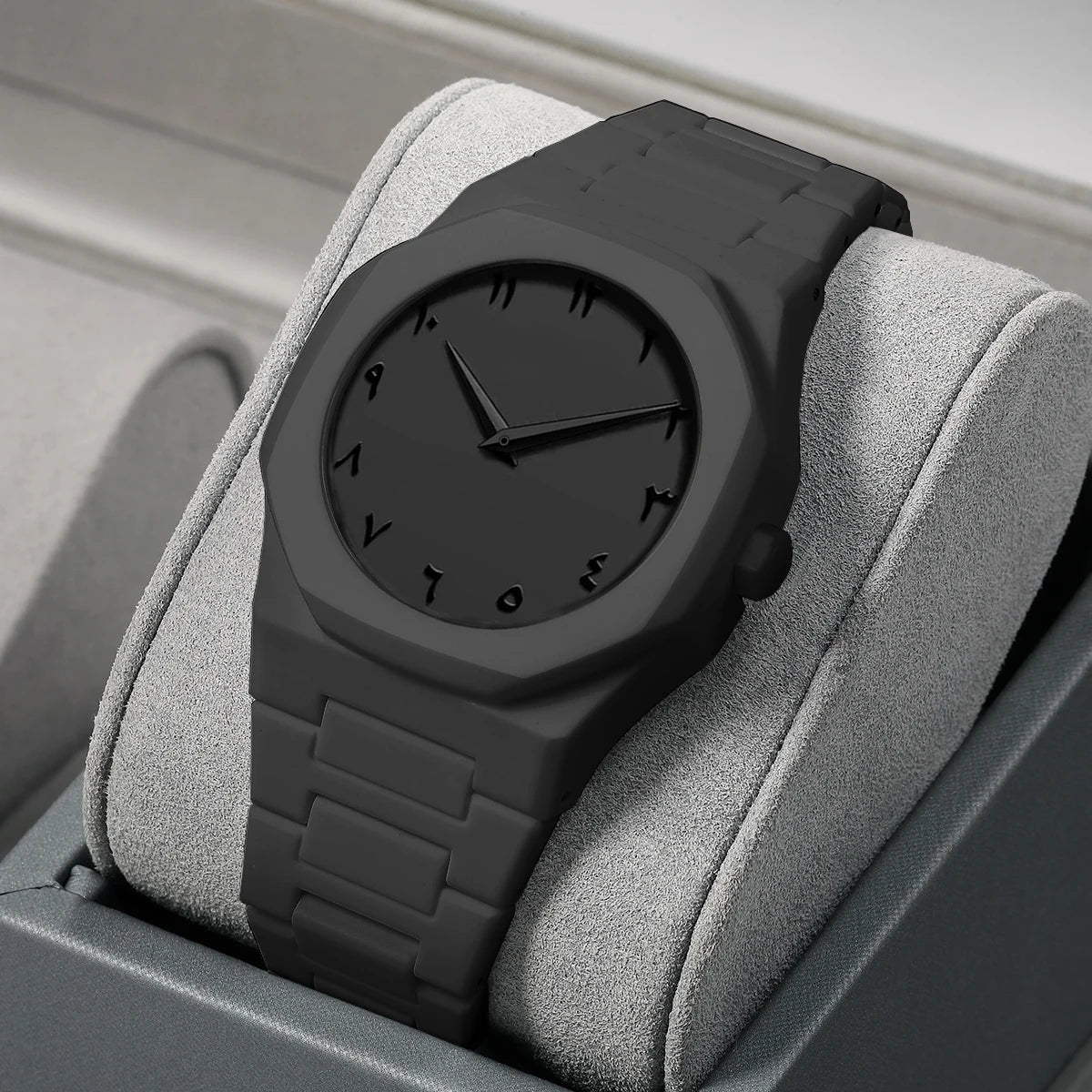 Aura Noir Shadow Minimalist Watch