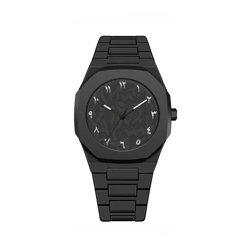 Aura Noir Eclipse Minimalist Watch
